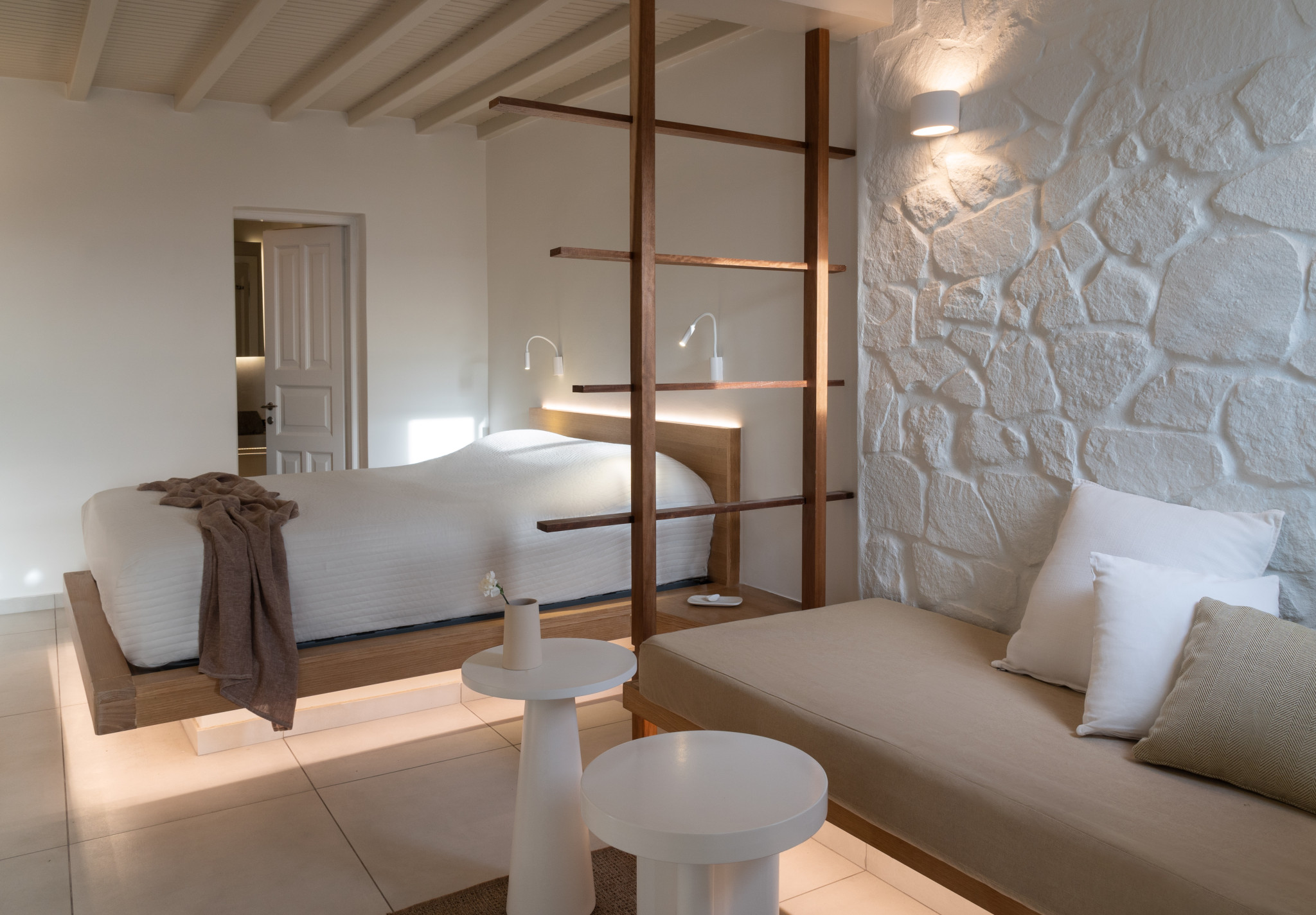 Junior suite sea view outdoor jacuzzi